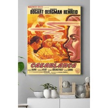 Kazan Hobi Postermanya (PSTER15541) Casablanca-Kazablanka Film Afişi Kanvas Tablo 6 50 x 70