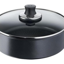 Kazan Hobi Tefal Titanyum 6x Excellence Indüksiyon Tabanlı Kısa Tencere 24CM