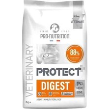 Kazan Hobi Pro Nutrition Kedi Maması Protect Veterinary Digest Hypo-Allergenic Hidrolize Protein Sindirim ve Cilt Alerjisi Desteği 2 kg