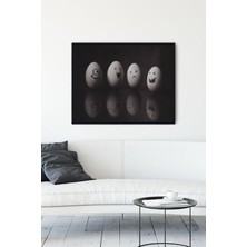 Kazan Hobi Postermanya (PSTER11754) Komik Yumurtalar Eğlenceli Mizahi Çerçeveli Tablo (50X70CM)