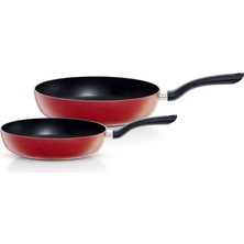 Kazan Hobi Fissler Cenit Red 2 Parça Tava Seti 24-28 cm