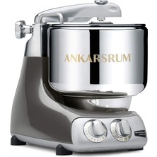 Kazan Hobi Ankarsrum Assistent 6230 Black Chrome – 1500 W | 7l Paslanmaz Çelik Kase | Geri Dönüştürülmüş Alüminyum | Isveç'te El Yapımı | Sağlam ve Çok Yönlü