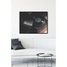 Kazan Hobi Postermanya (PSTER10908) Eski Plaklar Nostaljik Çerçeveli Tablo (21X30CM)