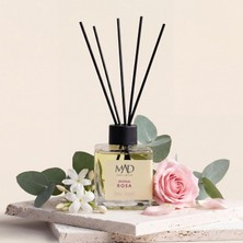 Kazan Hobi Mad Mona Rosa Ortam Kokusu– Elma, Gül ve Paçuli ile Canlandırıcı ve Romantik Bir Atmosfer-Bambu Çubuklu 120 ml