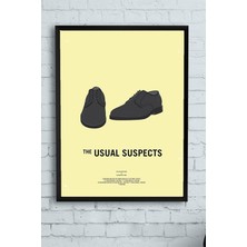 Kazan Hobi Postermanya (PSTER13762) The Usual Suspectsfilm Afişi Çerçeveli Tablo 3 (50X70CM)