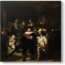 Kazan Hobi Rembrandt - Gece Devriyesi Tablosu 40 x 40