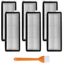 Kazan Hobi Apzovo Roborock Qrevo Curv/qrevo Curv S5X / Qrevo Edge/qrevo Edge S5A Için 6 Adet Hepa Filtre Aksesuarı