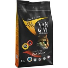 Vancat Adult Kuzu Etli ve Pirinçli Yetişkin Kedi Maması 1 kg