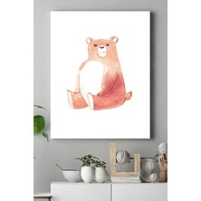 Kazan Hobi Postermanya (PSTER15112) Ayıcık Tasarım Çocuk Odası Kanvas Tablo 21 x 30