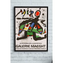 Kazan Hobi Postermanya (PSTER12364) Joan Miro - Orig Art Sanatsal Çerçeveli Tablo (21X30CM)