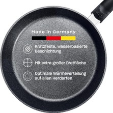 Kazan Hobi Fissler Adamant Comfort Tava (Ø 28 Cm), Yapışmaz Kaplamalı Alüminyum Tava - Siyah- Indüksiyon Uyumlu