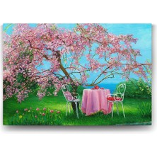 Kazan Hobi Erguvan Tablosu - 90X60CM