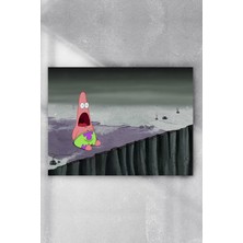 Kazan Hobi Postermanya (PSTER21518) Şaşkın Patrick Eğlenceli Mizahi Poster (30X40CM)