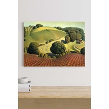 Kazan Hobi Postermanya (PSTER19124) Young Corngrant - Grant Wood Sanatsal Kanvas Tablo 40 x 60