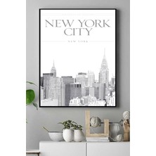 Kazan Hobi Postermanya (PSTER17502) New York Manzara Kanvas Tablo 40 x 60