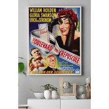 Kazan Hobi Postermanya (PSTER18055) Sunset Boulevard-Sunset Bulvarı Film Afişi Kanvas Tablo 2 50 x 70