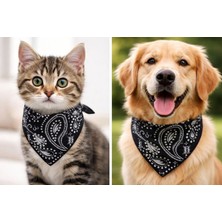 Kazan Hobi Tineke Evcil Hayvan Köpek Boyun Tasması Yakalık Önlük Fular No Siyah (Küçük 330)
