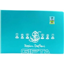 Gıpta Gipta 2344 Pp Kapak Spiralli Resim Defteri 35X50 40 Yaprak