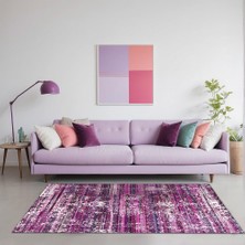 Kazan Hobi Irya Kadife Kaymaz Pamuk Tabanlı Yıkanabilir Antibakteriyel Salon Halısı 160X230