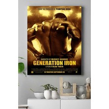 Kazan Hobi Postermanya (PSTER16075) Generation Vücut Geliştirme Body Building Fitness Kanvas Tablo 30 x 40