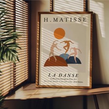 Kazan Hobi Fark Tanıtım Matisse Çerçevesiz Poster, Modern Dekoratif Çerçevesiz Poster, Tablo, Matisse-12, 50 x 70
