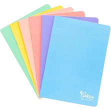 Meteksan Colors Karton Kapak A5 Defter 80 Yaprak Kareli