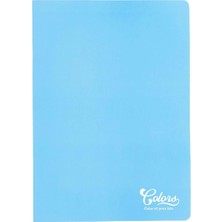 Meteksan Colors Karton Kapak A4 Defter 60 Yaprak Çizgili Koyu Mavi