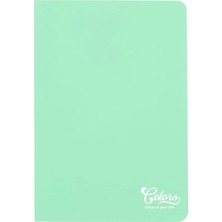 Meteksan Colors Karton Kapak A4 Defter 60 Yaprak Kareli Yeşil