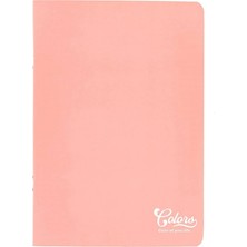 Meteksan Colors Karton Kapak A4 Defter 60 Yaprak Çizgili Pembe