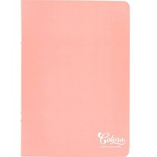 Meteksan Colors Karton Kapak A4 Defter 60 Yaprak Kareli Pembe