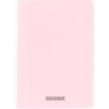Meteksan Seren Pastel Pp Kapak A4 Defter Kareli 60 Yaprak Pembe