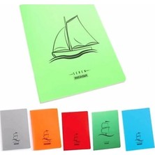 Meteksan Seren Primary Mix Pp Kapak A4 Defter 40 Yaprak Kareli