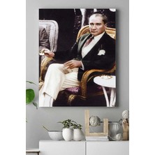 Kazan Hobi Postermanya (PSTER15032) Mustafa Kemal Atatürk Kanvas Tablo 5 30 x 40