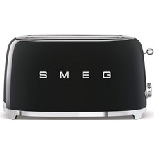 Kazan Hobi Smeg TSF02BLEU Ekmek Kızartma Makinesi, Siyah