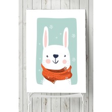 Kazan Hobi Postermanya (PSTER8716) Tavşan Kış Çocuk Odası Poster (70X100CM)