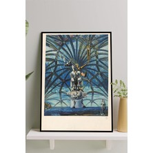 Kazan Hobi Postermanya (PSTER14721) Santiago El Grande - Salvador Dali Sanatsal Çerçeveli Tablo 21 x 30