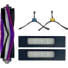 Kazan Hobi Fakir Robert Rs 770 780 Uyumlu Yedek Fırça Filtre Seti-5 Parça