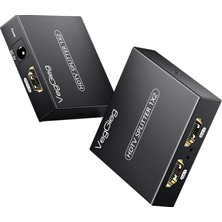 Kazan Hobi Veggieg 4K 30Hz 1 Giriş 2 Çıkış HDMI Splitter Görüntü Ayırıcı Bölücü Adaptör