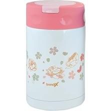 Kazan Hobi Trendix Çelik Içli Termos 500 ml Pembe Çelik Kaşık Ile TX-6129