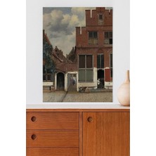 Kazan Hobi Postermanya (PSTER20203) The Little Street Sokak - Johannes Vermeer Sanatsal Poster 80 x 115