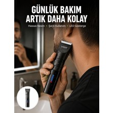 Renas Store Erkek Saç ve Sakal Kesme Makinesi – Su Geçirmez, Sessiz Motorlu Yeni Nesil - Lisinya