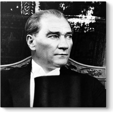 Kazan Hobi Gazi Mustafa Kemal Atatürk Tablosu 90 x 90