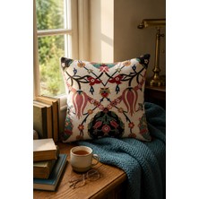 Bella Home Premium Goblen Nakış Kırlent Kılıf 40 cm x 40 cm - 1 Adet