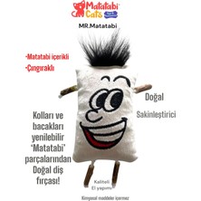 Glipet Mr. Matatabi Sesli Tüylü Kedi Oyuncağı 12 cm Matatabili (Kedi Nanesi/otu Içermez)