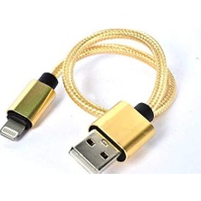Kazan Hobi 30 cm Halat Lightning USB Kablo Gold