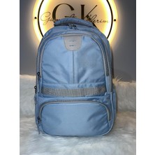 Gk Luxury & Fashion Çok Bölmeli Sırt Çantası 40X30X20 cm Büyük Boy Geniş Hacimli Okul ve Günlük Çanta