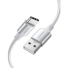 Kazan Hobi Ugreen Örgülü USB Type-C Şarj ve Data Kablosu, 50 cm