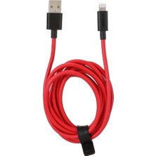 Kazan Hobi Mınıso iPhone Hızlı Şarj ve Veri Kablosu 2m - Kırmızı, Iphone-Hizli-Sarj-Ve-Veri-Kablosu-2m-K