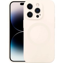 Ally iPhone 14 Pro 6.1inç Liquid Silica Magsafe Uyumlu Silikon KILIF-(5775)