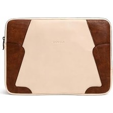 Kazan Hobi Cantaş Premium Laptop Kılıfı, 13-14 Inç, Kahverengi ve Bej Renk, Darbe Korumalı, Su Dayanıklı, 35 x 25 cm
